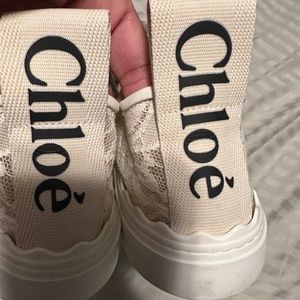 Chloe Lace Sneakers only worn once